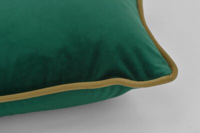 H.O.C.K. Nobile Samt Kissen 50x50cm dark-sea-green...