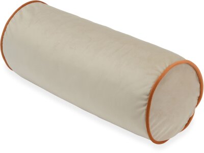 H.O.C.K. Nobile Samt Nackenrolle 50xø20cm beige...