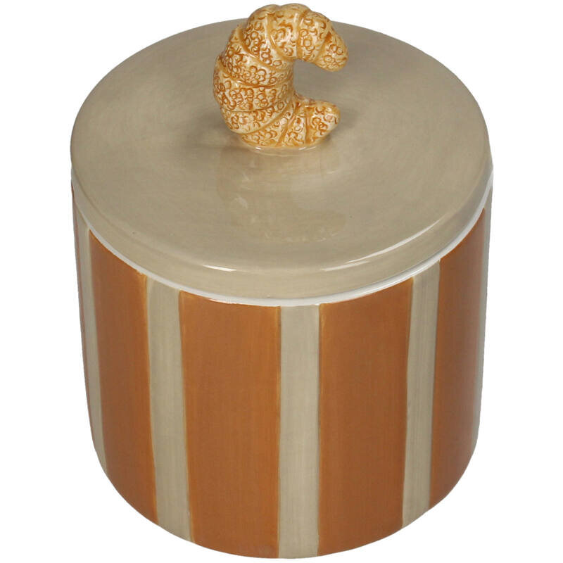 KRST Aufbewahrungsdose Box "Croissant" Dolomite Braun