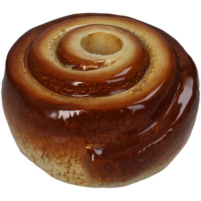 KRST Kerzenständer Zimtschnecke Dolomite Braun