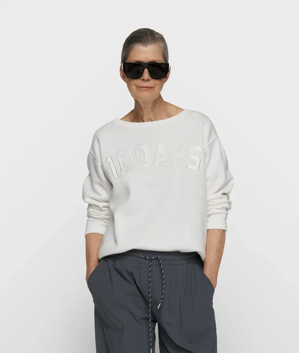 N.Y.A. | 10Days Statement Sweater Ecru