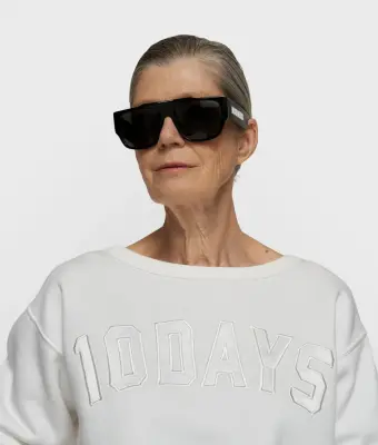 N.Y.A. | 10Days Statement Sweater Ecru M