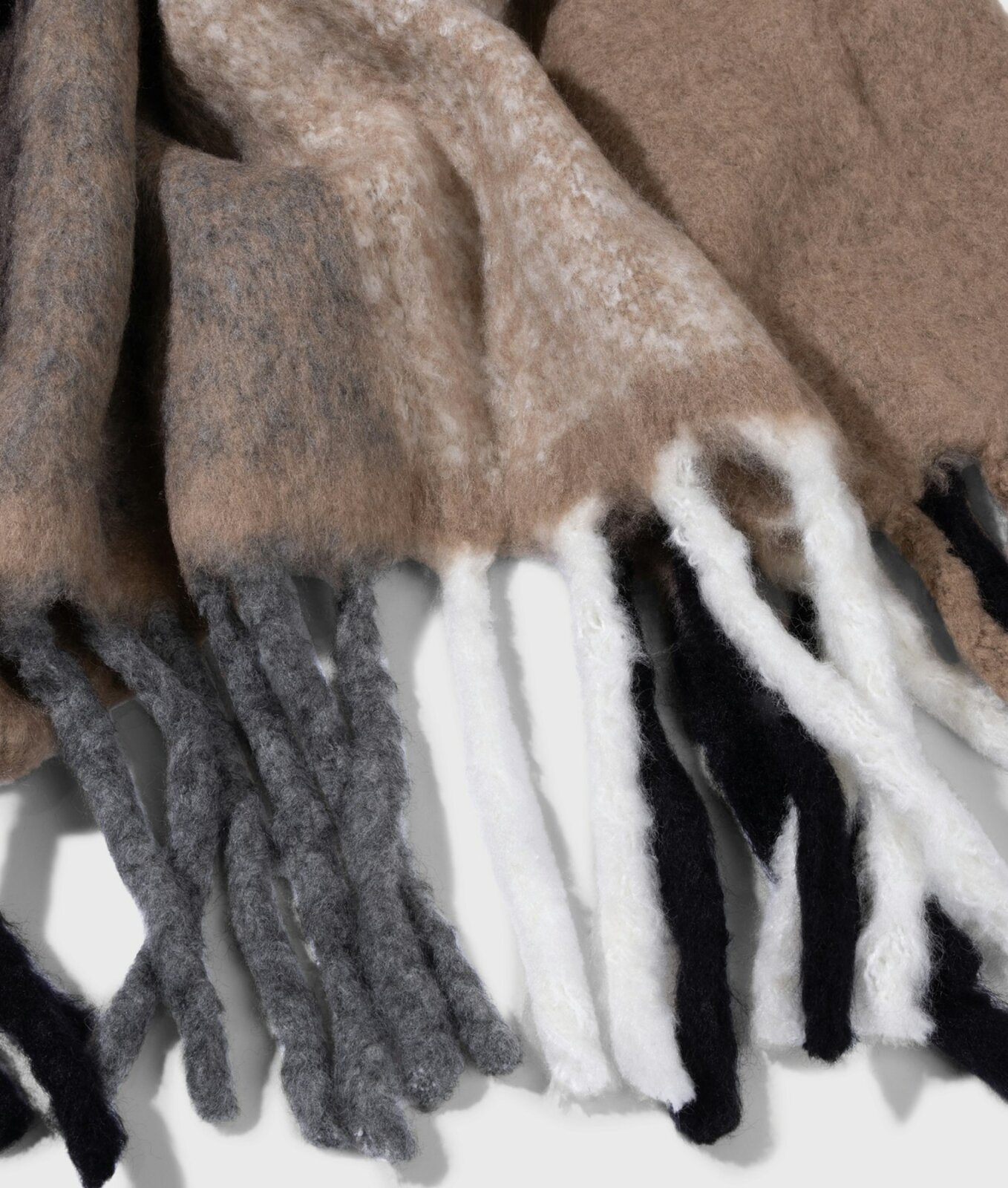 H.O.C.K. 10Days Check Blanket – Karierte Decke mit Fransen 170x130cm
