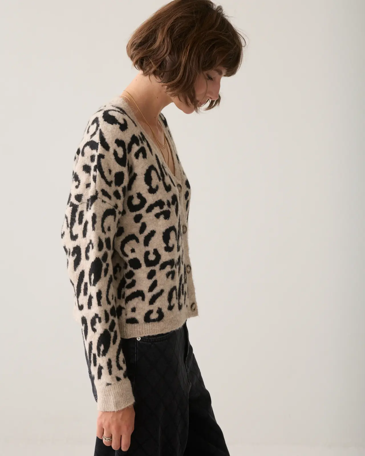 N.Y.A. | Summum Cardigan Leo-Jacquard M