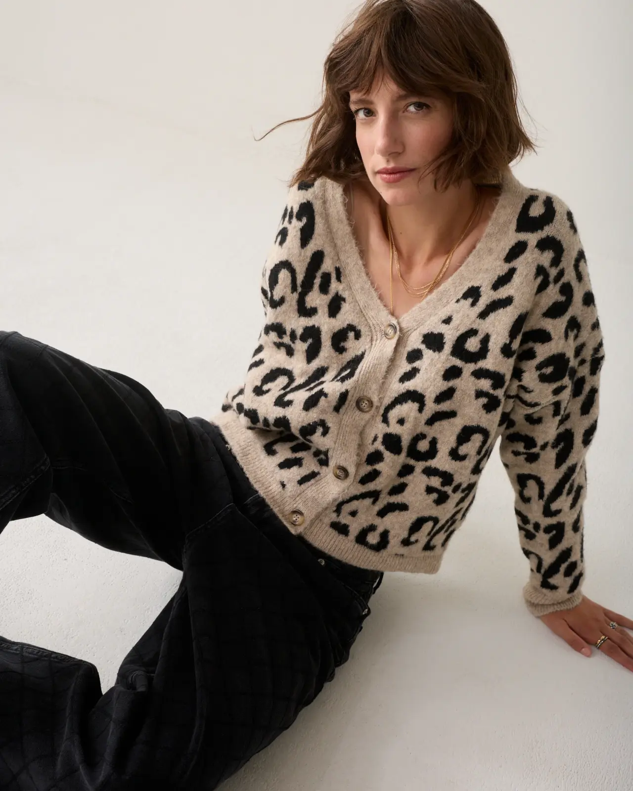 N.Y.A. | Summum Cardigan Leo-Jacquard M