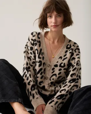 N.Y.A. | Summum Cardigan Leo-Jacquard M