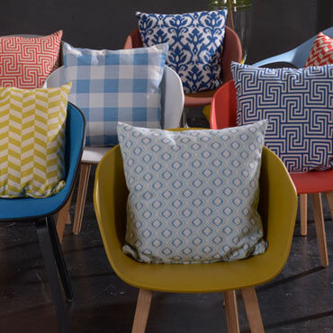H.O.C.K. Gary Outdoor Kissen 50x50cm blue 66 cobo H.O.C.K. Gary Outdoor Kissen 50x50cm blue 66 cobo