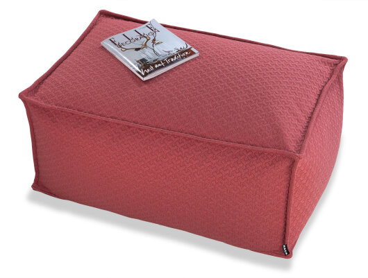 H.O.C.K. Wind Loungehocker 90x60x40cm marsala-rosé hello