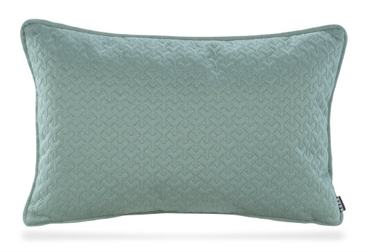 H.O.C.K. Wind Kissen 60x40cm jade-blue hello