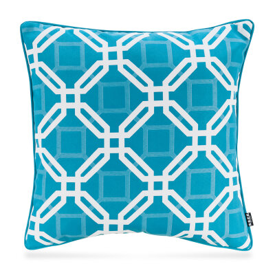 H.O.C.K. Natolda Outdoor Kissen ca. 50x50cm aqua 210 sun