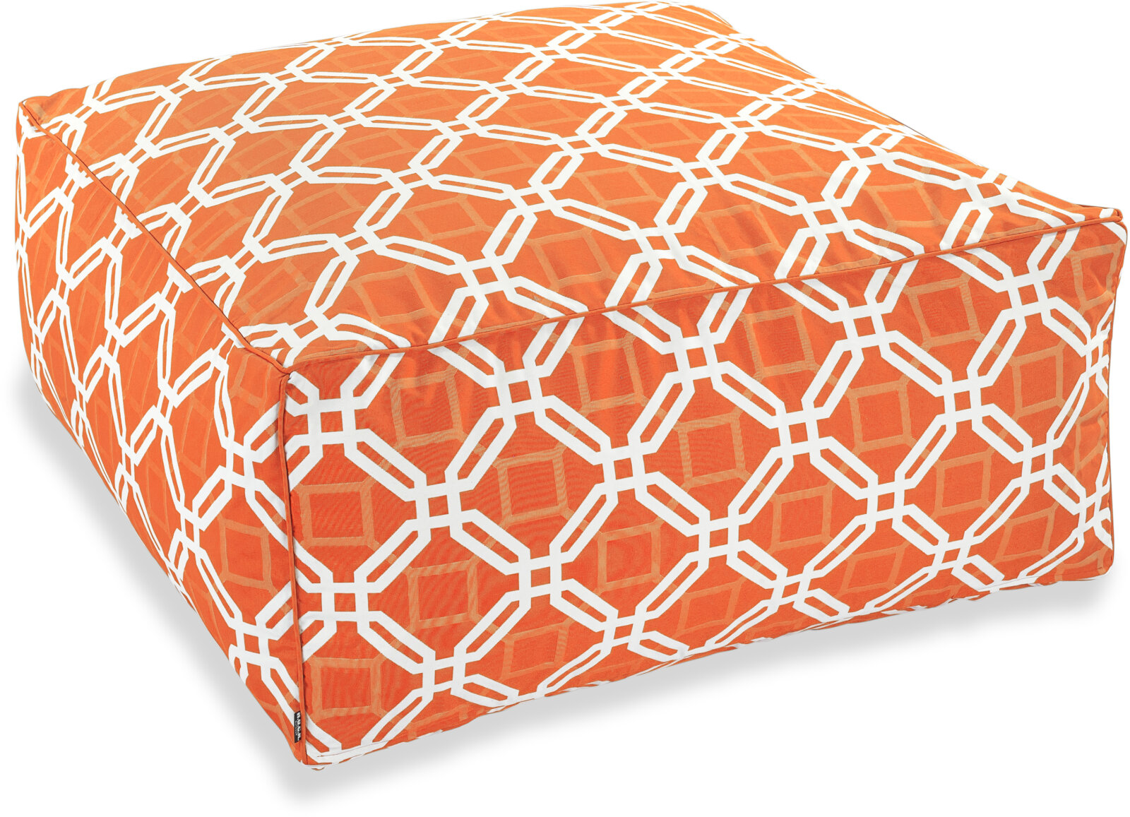 H.O.C.K. Natolda Outdoor Loungehocker 90x90x40cm orange 101 sun