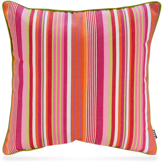 H.O.C.K. Yucatan Outdoor Kissen mit Keder 50x50cm pink stripes sun