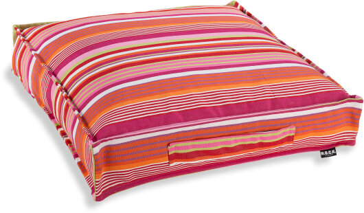 H.O.C.K. Yucatan Outdoor Matratzenkissen 50x50x10cm pink stripes sun