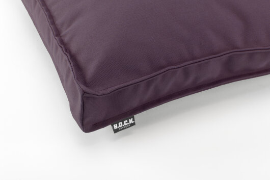 H.O.C.K. Classic Uni Outdoor Sitzkissen CLOU 40x40x5cm brombeer