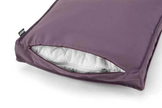 H.O.C.K. Classic Uni Outdoor Sitzkissen CLOU 40x40x5cm brombeer