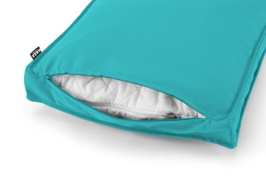 H.O.C.K. Classic Uni Outdoor Sitzkissen CLOU 40x40x5cm türkis