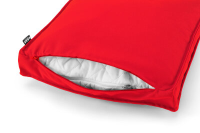 H.O.C.K. Classic Uni Outdoor Sitzkissen CLOU 40x40x5cm rot