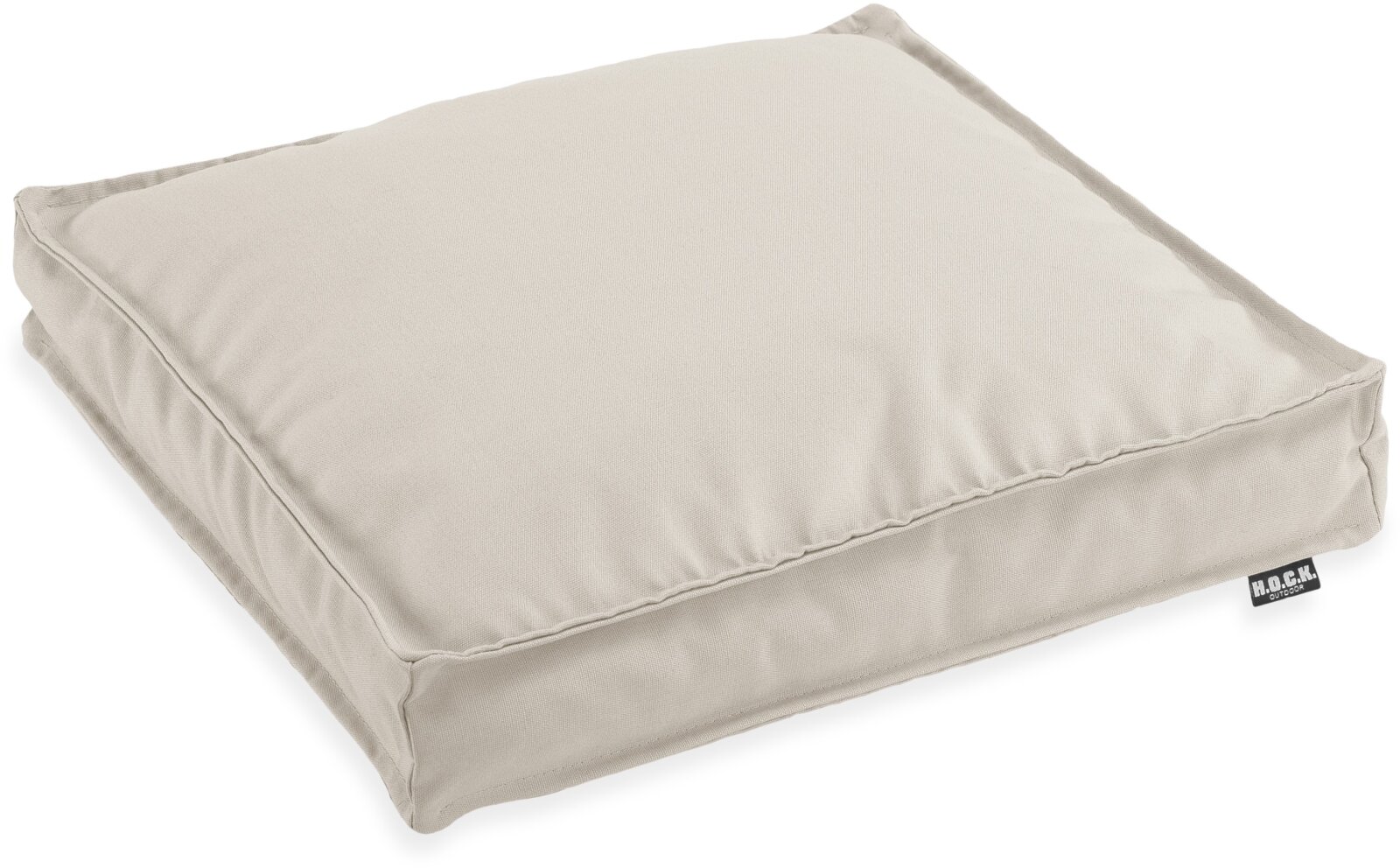 H.O.C.K. Classic Uni Outdoor Sitzkissen CLOU 40x40x5cm – Creme