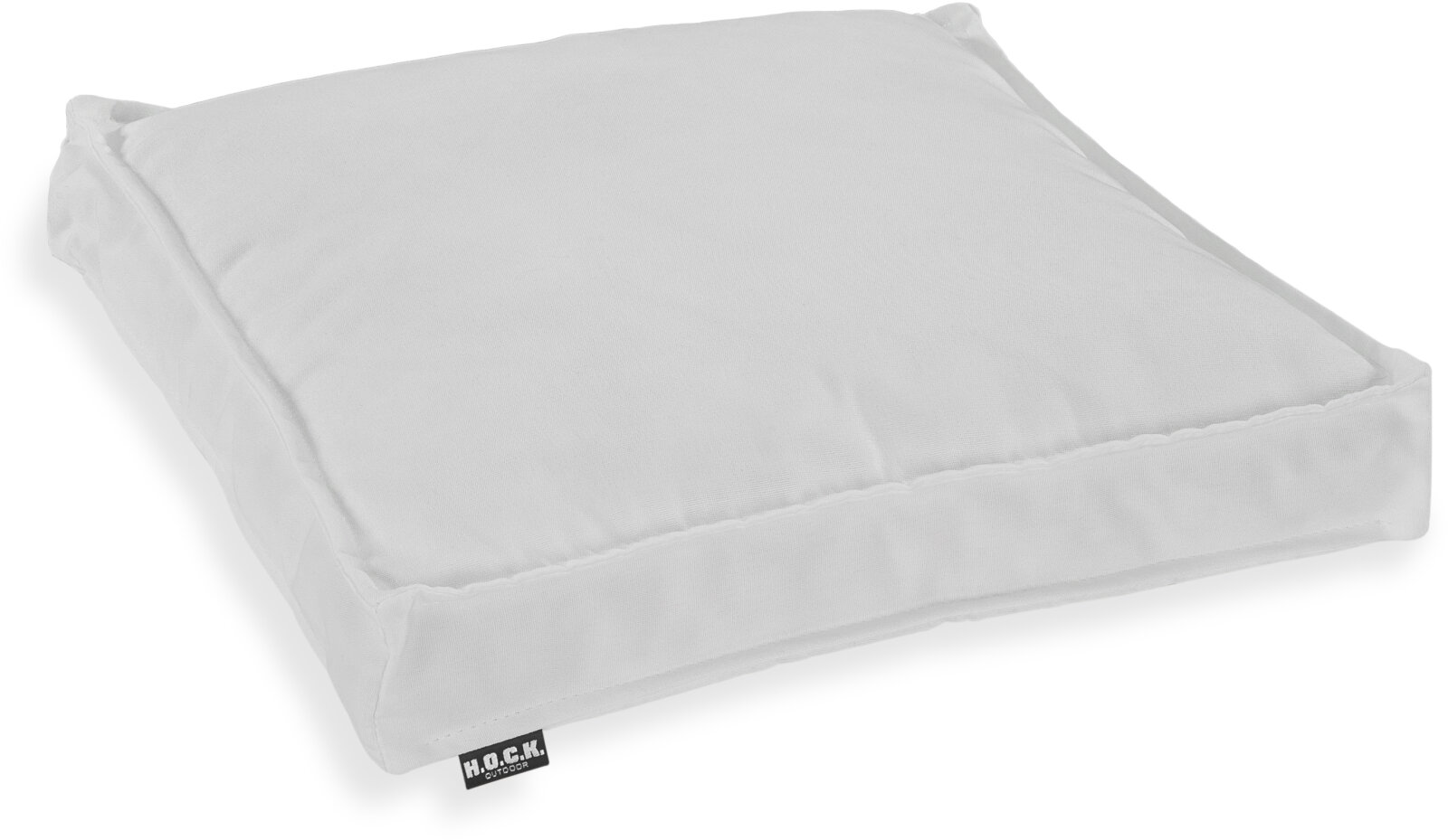 H.O.C.K. Classic Uni Outdoor Sitzkissen CLOU 40x40x5cm weiß