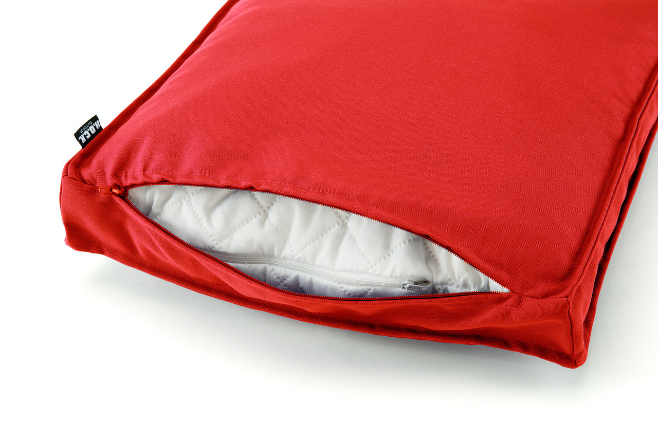 H.O.C.K. Classic Uni Outdoor Sitzkissen CLOU 50x50x5cm rot