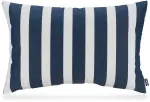 H.O.C.K. Classic Streifen Outdoor Kissen 60x40cm navy-blau