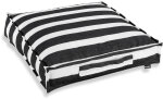 H.O.C.K. Classic Streifen Outdoor Matratzenkissen 50x50x10cm schwarz