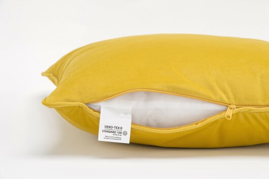 H.O.C.K. Nobile Samt Kissen 50x50cm lila ultraviolet 610