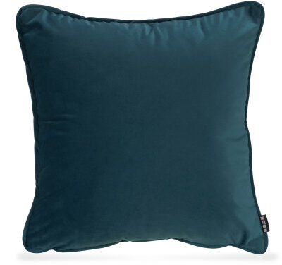 H.O.C.K. Nobile Samt Kissen 50x50cm dark-cyan 015 petrol...