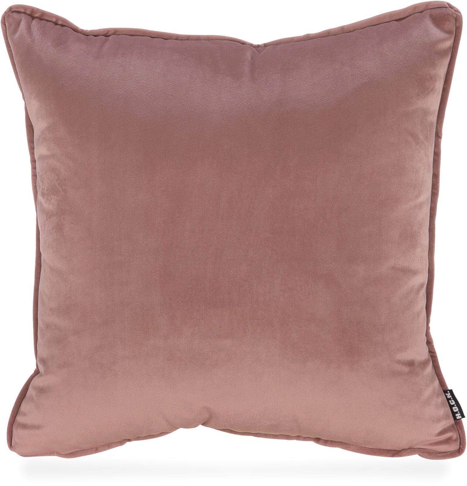 H.O.C.K. Nobile Samt Kissen 50x50cm salmon 615 lachs