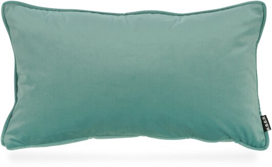 H.O.C.K. Nobile Samt Kissen 50x30cm aquamarine 021 türkis