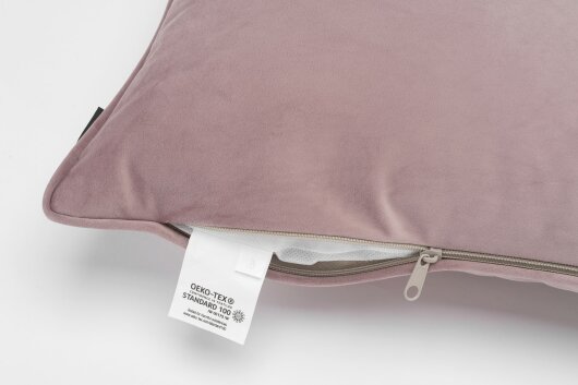 H.O.C.K. Nobile Samt Kissen 50x30cm light-rosy 023 rose