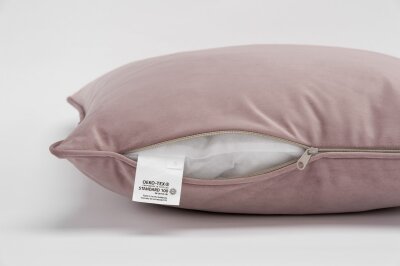H.O.C.K. Nobile Samt Kissen 60x60cm lila ultraviolet 610