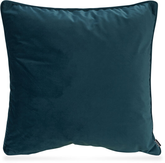 H.O.C.K. Nobile Samt Kissen 60x60cm dark-cyan 015 petrol blau