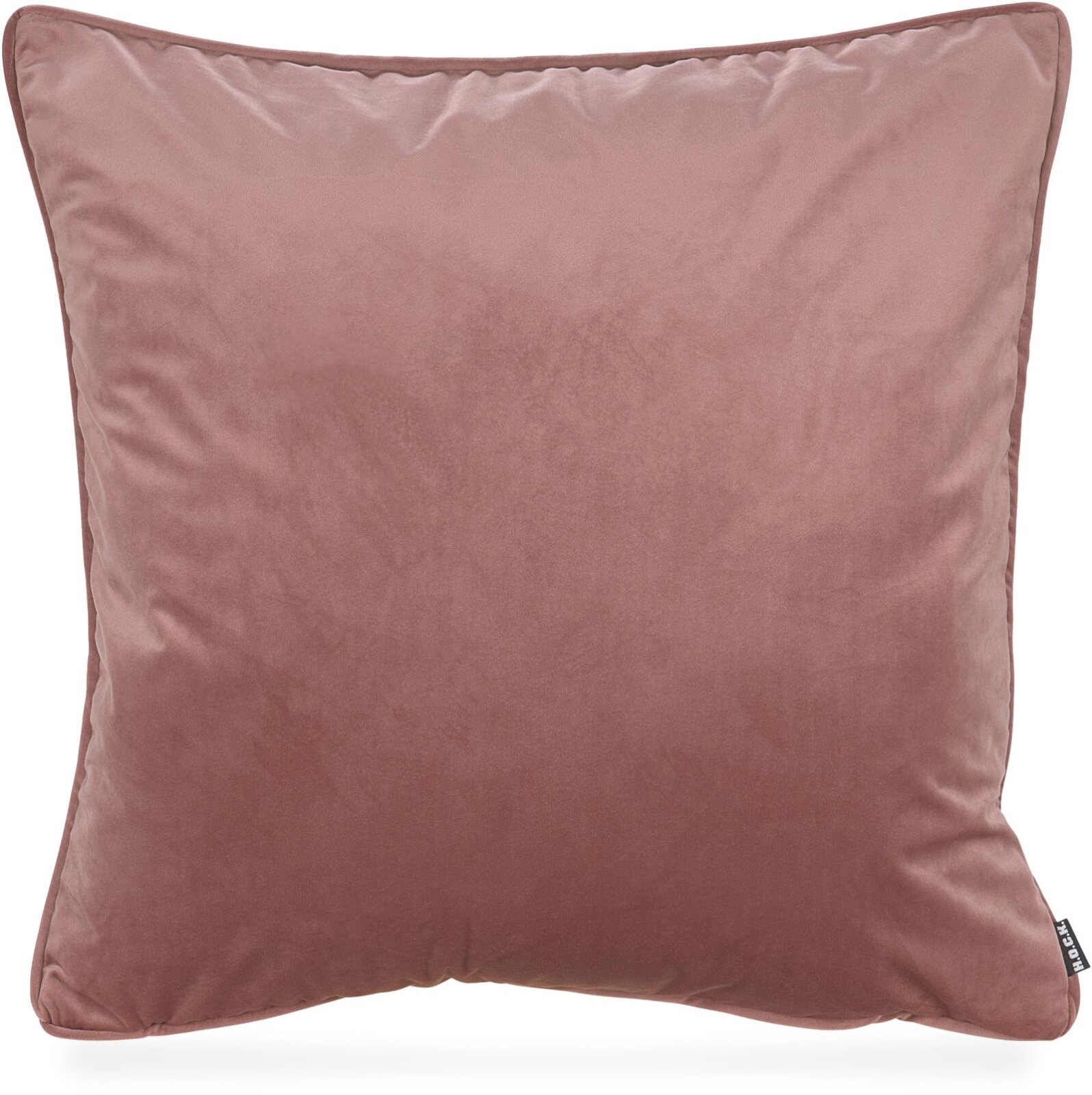 H.O.C.K. Nobile Samt Kissen 60x60cm salmon 615 lachs