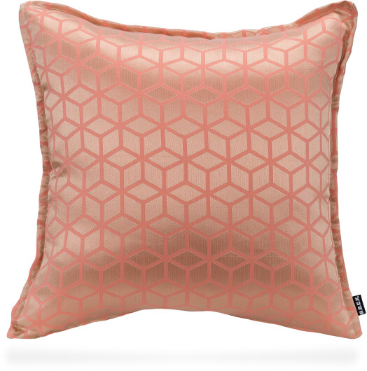 H.O.C.K. Fancy Glamour Kissen mit Biese 50x50cm salmon