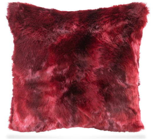 H.O.C.K. Volpina Plush Kissen 48x48cm dark-red, dunkelrot