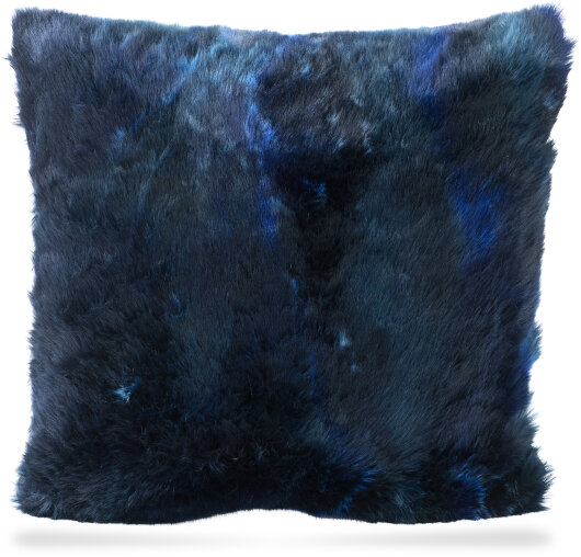 H.O.C.K. Volpina Plush Kissen 48x48cm dark-blue 02, dunkelblau