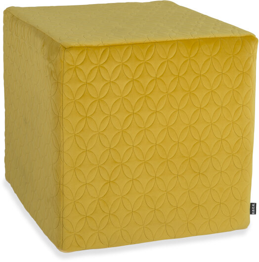 H.O.C.K. Soft Nobile Cube/ Sitzwürfel 45x45x45cm maiz 026 gelb