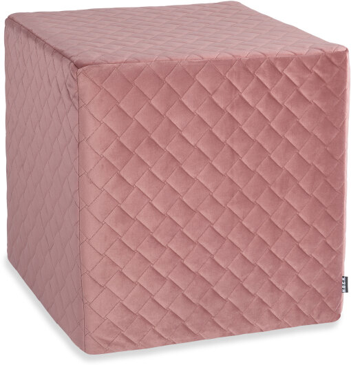 H.O.C.K. Soft Nobile Cube/ Sitzwürfel 45x45x45cm light rosy 023 rose