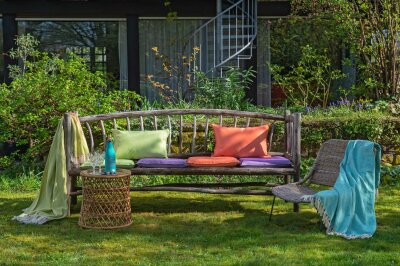 H.O.C.K. Caribe Outdoor Kissen 50x50cm pistazie bosque 01