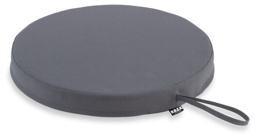 H.O.C.K. Miami Outdoor Poolkissen rund ø40x5cm grau 11-7004 smoke
