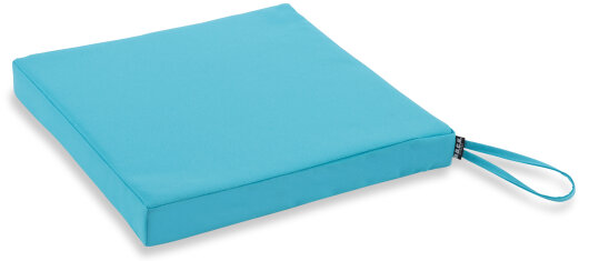 H.O.C.K. Miami Outdoor Poolkissen eckig 40x40x5cm türkis 11-5004 aquamarine