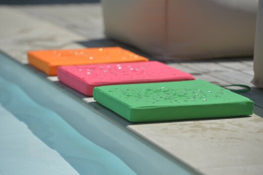 H.O.C.K. Miami Outdoor Poolkissen eckig 40x40x5cm grün 11-6007 pea