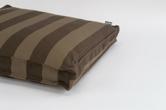 H.O.C.K. Classic Streifen Outdoor Sitzkissen 40x40x5cm tabacco
