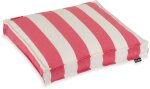 H.O.C.K. Classic Streifen Outdoor Sitzkissen 40x40x5cm pink