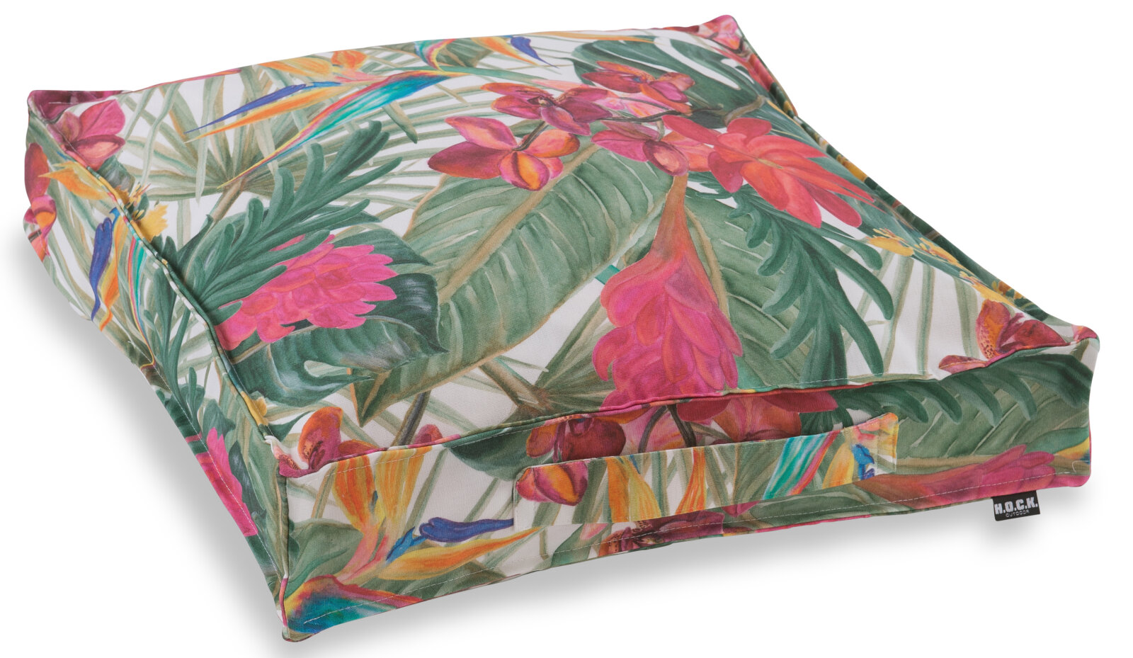 H.O.C.K. Beach Life Outdoor Matratzenkissen 50x50x10cm Dschungel