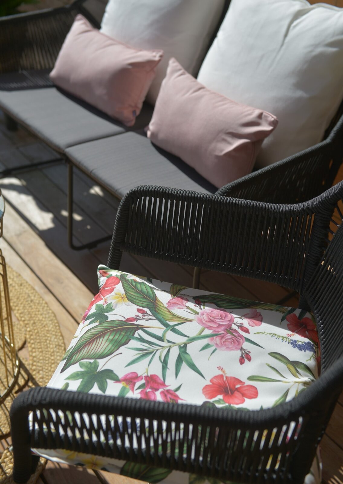 H.O.C.K. Beach Life Outdoor Sitzkissen BLISS 45x45x6cm Classic Garden