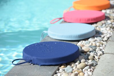 H.O.C.K. Miami Outdoor Poolkissen rund ø40x5cm orange 2009 mandarin
