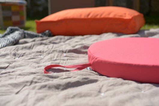 H.O.C.K. Miami Outdoor Poolkissen rund ø40x5cm pink 1906