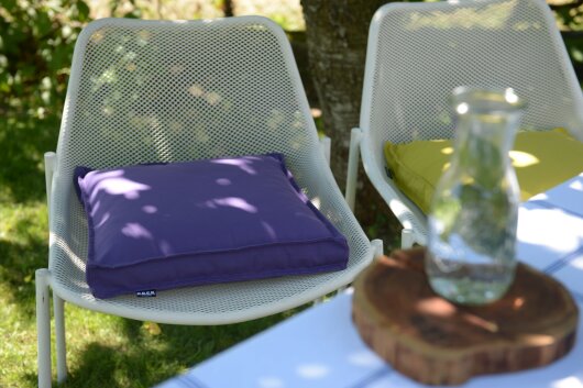 H.O.C.K. Classic Uni Outdoor Sitzkissen CLOU 40x40x5cm lila ultraviolet C114